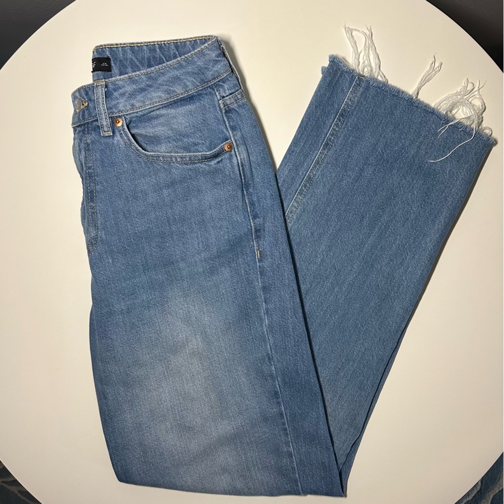 F&F Wide Leg Ripped Jeans